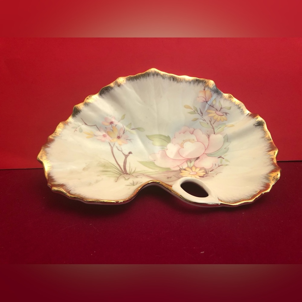 Vintage fine porcelain by JS candy dish